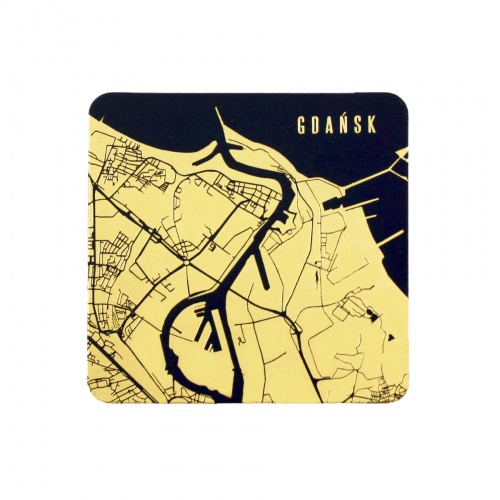 GDA Podkładki Czarne Mapa 2...