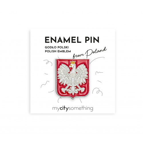 PL Pin emaliowany Godło Polski