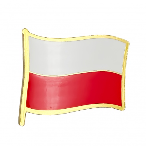PL Magnes emaliowany Flaga...