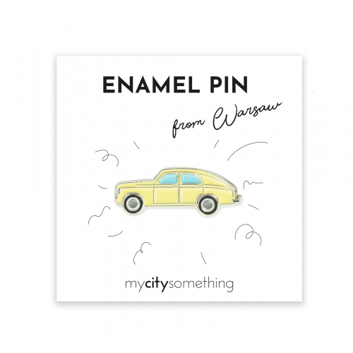 WAW Pin Emaliowany Auto