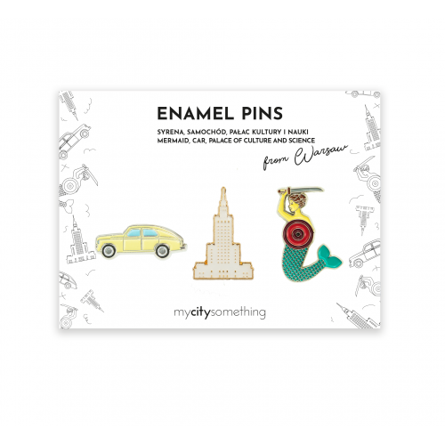 WAW Piny Emaliowane Bajkowe...