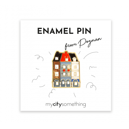 POZ Pin emaliowany Domek...