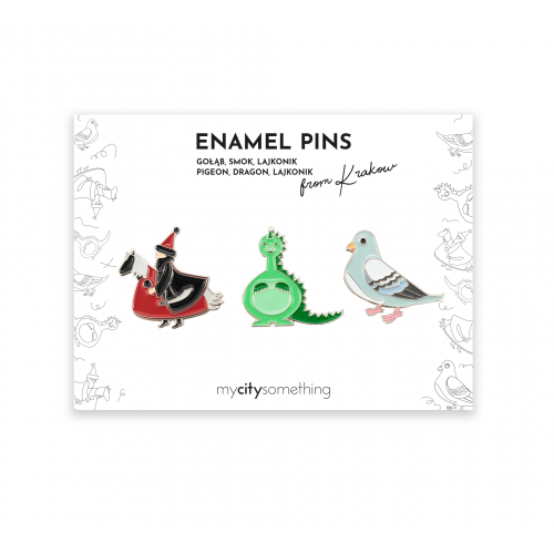 KRK Piny Emaliowane Set...