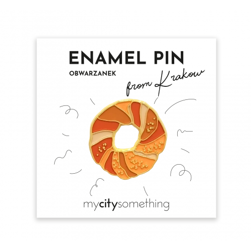 KRK Pin emaliowany Obwarzanek