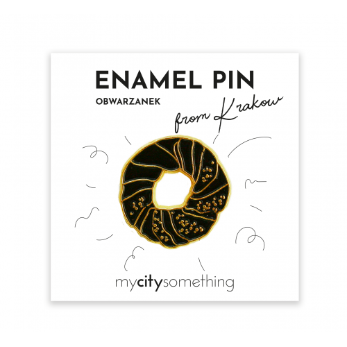 KRK Pin emaliowany Złoty...