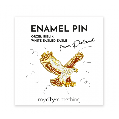 PL Pin emaliowany Orzeł Bielik