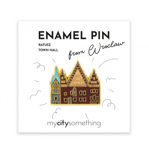 WRO Pin emaliowany Ratusz