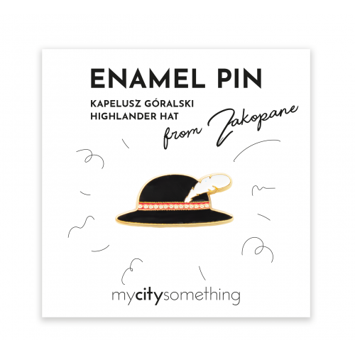 ZAK Pin emaliowany Kapelusz...