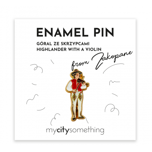 ZAK Pin emaliowany Góral ze...